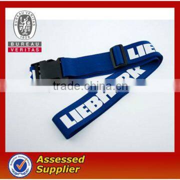 high quality jacquard logo luggage tag belt