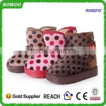 Anti-slip Trendy cheap children warm winter snow boots