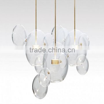 LED Glass Bubble Chandelier Lamp for Indoor Decoration