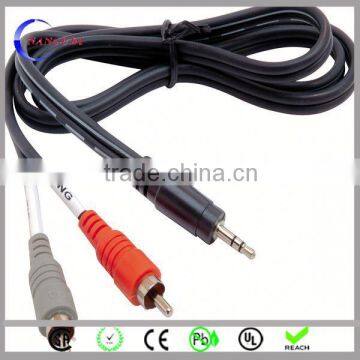 100% test silicone car usb charger + 3.5mm aux audio cable