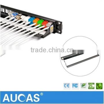 Hot Sale 19" Metal RJ45 Blanking Patch Panels 24 Ports Rack Mount and Wall Mount