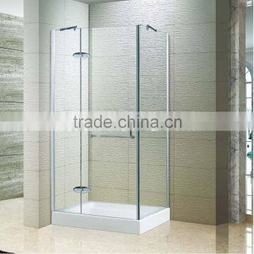 Rectangle Aluminum Material Frameless Hinged Shower Screen (KK3002)