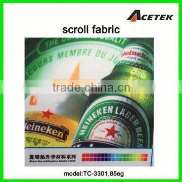 indoor and outdoor used 85g light wegith flag fabric for sublimation