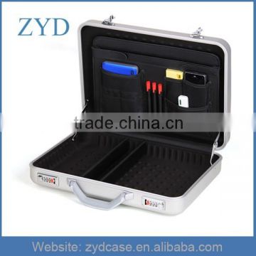 Factory Price Molding In One Silver Aliminum Briefcase With Combination Lock ZYD-HZMlc014