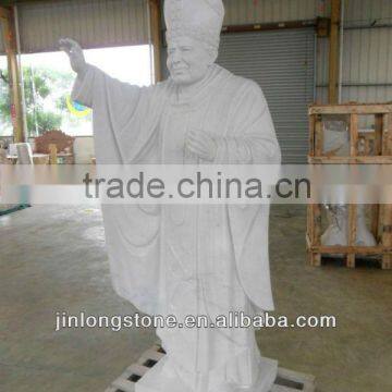 Large figure statue pope john paul ii