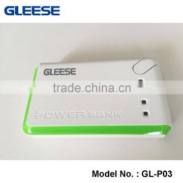 New 2016 Wholesale ABS High Quality Dual Port Power Bank for Portable Charger Mobile Power 6600mAh photo-2