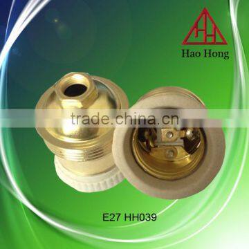 E27 Metal lampholder/a part of ceramic lamp cap