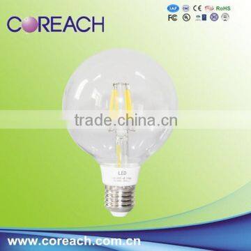 A60 Led Filament Bulb Light E27, LED Filament Globe Lamp G80 G95 G125 4W 6W 8W led filament light Coreach