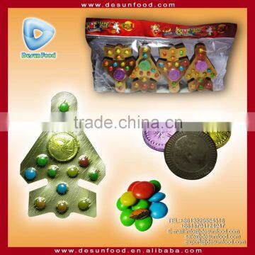 New shape Fighter plane choco bean with choco coin