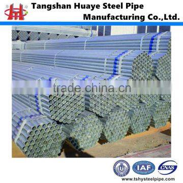 Manufacturer high quality hollow section galvanized round steel pipe/galvanized pipe