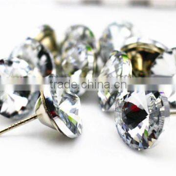 fashion girl dress crystal rhinestone button