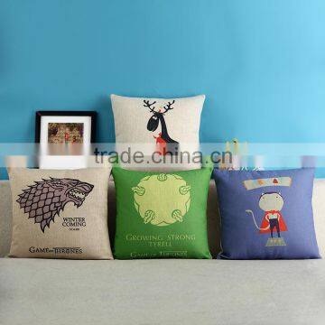 Uphome printed deer Series Polyester Home Decorative Throw Pillow Cover Cushion Pillow case for sofa