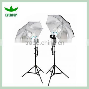 TS-ULK03 Photo Studio Reflective Umbrella Continuous Lighting Kits With Double Head photo-3