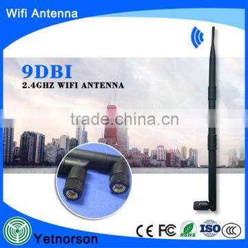 Hot sale Small connector 2400-2500MHz laptop wifi antenna 2.4g 9dBi high gain wifi direct antenna