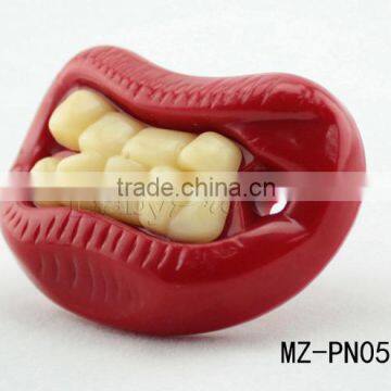 Babypro China Supplier Promotional Nipple Baby Toys Teeth Shape Food Grade Silicone Pacifier With EN1400 Test photo-3