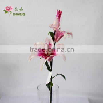 hot sale artificial fake foam scented latex lily real touch reallike