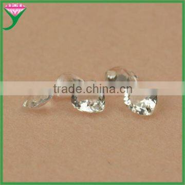 Factory sale heart cut natural white topaz