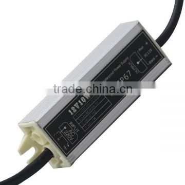 Constant Voltage Waterproof 10W AC TO DC IP67 Led Adapter With CE ROHD Certification