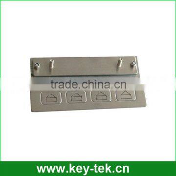 4 keys vandal proof IP65 function keypad