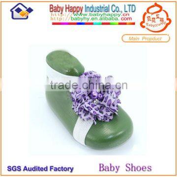 2014 wholesale lovely baby barefoot sandals