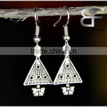 Vintage Silver Elegant Drop Earrings Designs for Women