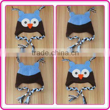 cheap earflap animal shaped handmade crochet hats for newborns