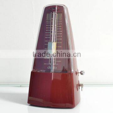 Transparent metal Struture Wine red metronome