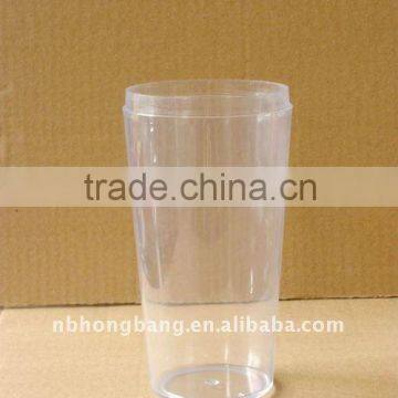 500ml transparent plastic water and wine cup