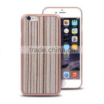 2016 new mobile phone accessories of wood phone case, fashion design PP+Wood case for iphone6