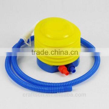 Convenient foot pedal air pump for balloon inflator