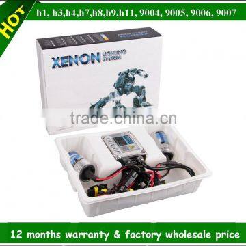 12 months warranty h1,h3,h4,h6,h7,h8,h9,h11,h16,9004,9005,9006,9007 xenon kit h7