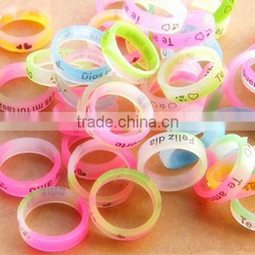 long silicone rubber finger ring hot sale