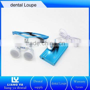 portable led headlight 3.5x magnifying glass dental loupes