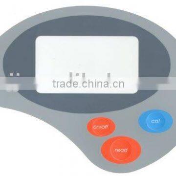 Graphic Dome Membrane Switch with LCD Window