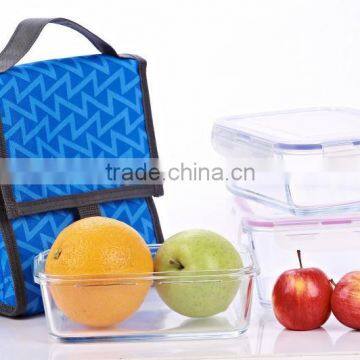 borosilicate glass office lunch box/container lunch boxes for office lady