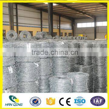 factory price electro galvanized & SS barbed wire fence with best quantity