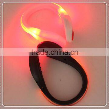 sports equipment for shoes silicone decorative led clip light
