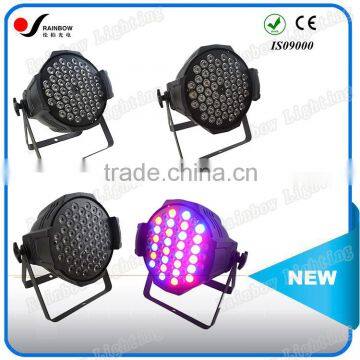 Amazing 54PCS 3W RGBW LED Par Light DMX 512 High Brightness for Stage Lighting