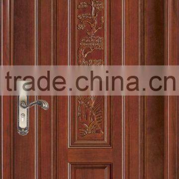 China painting solid wood door for Interior YHB-1214