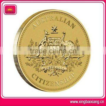 nice looking custom metal brass stamping coin