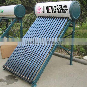 Compact 15 Tubes Heat Pipe Solar Water Heater