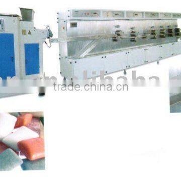 Sugar shell chewing gum production line