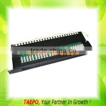 19" UTP RJ45 2U CAT3 50-port patch panel