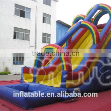 Durable cheap inflatable water slide for kids and adults for sale