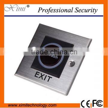 Metal exit buton infrared exit switch no touch door opener for 10cm distance good quality door push burron for access control