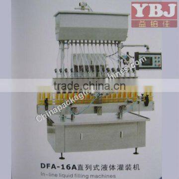 In-line liquid paste filling machine