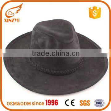 Cheap Plain Felt Cowboy Hats Wholesale Diy Felt Hats With Ribbon & Rope photo-4