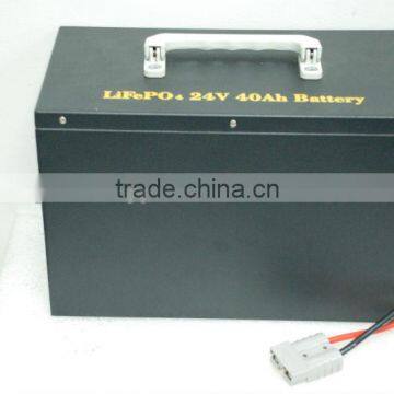 Electrical vehicle battery 24V25Ah/40Ah with nano lifepo4