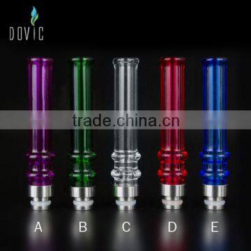 Beautiful design factory price colorful glass drip tips for sale