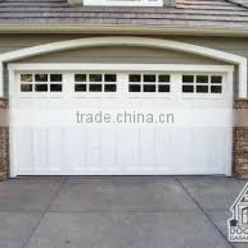 Residential garage door ,sectional garage door with good performance motor